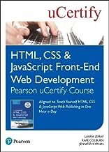 HTML, CSS & JavaScript Front-End Web Development Pearson uCertify Course Student Access Card