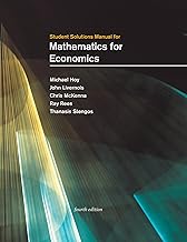 Student Solutions Manual for Mathematics for Economics, fourth edition