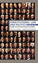 Constitutional Law and Politics: Struggles for Power and Governmental Accountability (1)