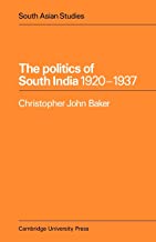 The Politics of South India 1920–1937