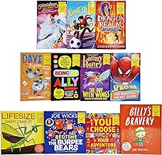 Set of World Book Day 2023 Collection 11 Books Set (Being an Ally, Marvel Spider-Man Pocket Guide, Boot It!, Dave Pigeon Bookshop Mayhem!, Billy's Bravery, You Choose Your Adventure & 5 More…)