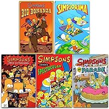 Simpsons Comics 5 Books Collection Set by Matt Groening (Big Bonanza, Extravaganza, On Parade, Simpsorama, Spectacular)