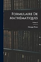 Formulaire De Mathématiques; Volume 5