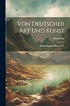 Von deutscher art und kunst: Einige fliegende blätter 1773