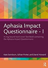 Aphasia Impact Questionnaire - I: A ring bound hard cover Test Book containing the Aphasia Impact Questionnaire