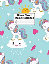 Blank Sheet Music Notebook: Easy Blank Staff Manuscript Book Large 8.5 X 11 Inches Musician Paper Wide 12 Staves Per Page for Piano, Flute, Violin, ... other Musical Instruments - Code : A4 7404