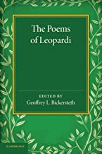 The Poems of Leopardi: With Introduction And Notes And A Verse-Translation In The Metres Of The Original