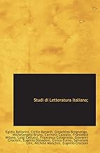 Studi di Letteratura Italiana;