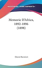 Memorie D'Africa, 1892-1896 (1898)