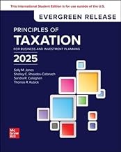 Principles of Taxation for Business and Investment Planning 2025 ISE