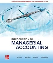 Introduction to Managerial Accounting ISE