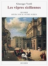 Les Vepres Siciliennes Opera Vocal Score