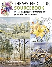 The Watercolour Sourcebook: 60 Inspiring Pictures to Transfer and Paint With Full-size Outlines