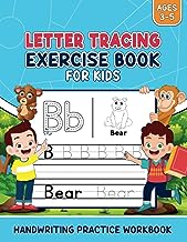 Letter Tracing Exercise Book For Kids 3-5