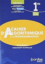 Cahier d'algorythmique et de programmation 1re Indice