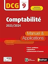 Comptabilité - DCG - Epreuve 9 - Manuel et applications - 2023/2024