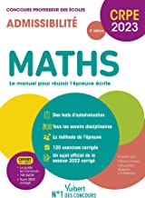 Maths - CRPE 2023 - Epreuve écrite d'admissibilité: Concours professeur des écoles - Sujet 2022 corrigé