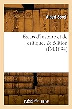 Essais d'histoire et de critique. 2e édition