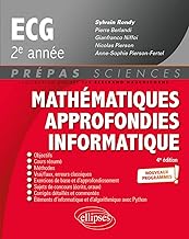 Mathématiques approfondies - Informatique - prépas ECG 2e année - Programme 2022