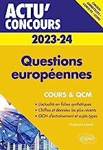 Questions européennes 2023-2024 - Cours et QCM: 2023-2024