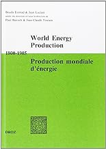 Production mondiale d'énergie, 1800-1985