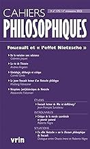 Foucault et « l'effet Nietzsche » ((Cahiers Philosophiques, n° 175 4/2023)