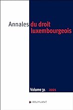 Annales du droit luxembourgeois. Volume 30 - 2020 - Tome 20