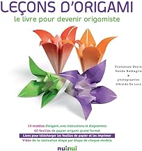 Leçons d'Origami - Le livre pour devenir origamiste