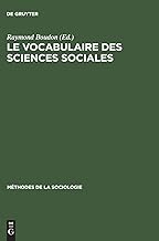 Le Vocabulaire Des Sciences Sociales: Concepts Et Indices: 1