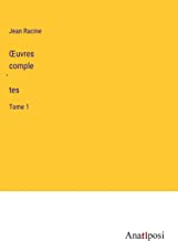 ¿uvres comple¿tes: Tome 1