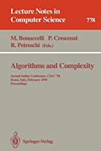Algorithms and Complexity: Second Italian Conference, Ciac '94, Rome, Italy, February 23 - 25, 1994. Proceedings