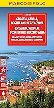 MARCO POLO Reisekarte Kroatien, Serbien, Bosnien und Herzegowina 1:650.000: Slowenien, Kosovo, Montenegro