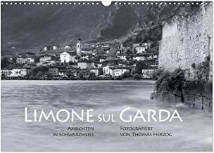 Limone sul Garda schwarzweiß (Wandkalender 2023 DIN A3 quer), Calvendo Monatskalender