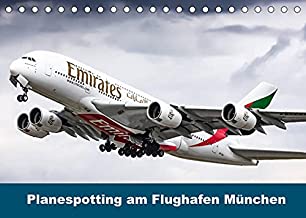 Planespotting am Flughafen München (Tischkalender 2023 DIN A5 quer): Flugzeuge aufgenommen am Flughafen München (Monatskalender, 14 Seiten )