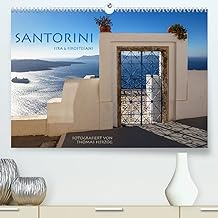 Santorini Fira & Firostefani (hochwertiger Premium Wandkalender 2024 DIN A2 quer), Kunstdruck in Hochglanz: Santorini Fira & Firostefani