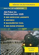 Abitur Niedersachsen 2025 EA Deutsch - Paket: Ein Bundle mit allen Lektürehilfen zur Abiturprüfung: Der Hessische Landbote, Woyzeck, Bahnwärter Thiel, Der ewige Spießer