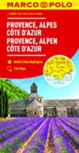 Provence, Alps, Cote D'azur Marco Polo Map: Wegenkaart 1:300 000