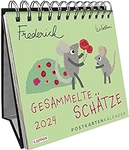 Frederick - Gesammelte Schätze 2024 - Postkartenkalender (Frederick von Leo Lionni): Postkartenkalender | Tischkalender mit Spiralbindung und 53 ... und Versenden | Ideales Geschenk für Frauen