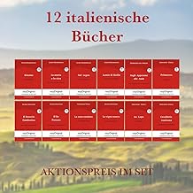 12 italienische Bücher (Bücher +12 Audio-CDs) - Lesemethode von Ilya Frank: Ungekürzter Originaltext - Italienisch durch Spaß am Lesen lernen, auffrischen und perfektionieren