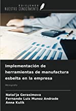 Implementación de herramientas de manufactura esbelta en la empresa: Monografía