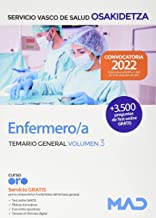 Enfermero/a de Osakidetza-Servicio Vasco de Salud. Temario General volumen 3