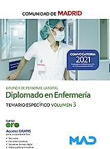 Diplomado en Enfermería (Grupo II de Personal Laboral) de la Comunidad de Madrid. Temario específico volumen 3