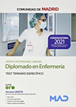 Diplomado en Enfermería (Grupo II de Personal Laboral) de la Comunidad de Madrid. Test del temario específico