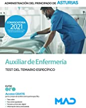 Auxiliar de Enfermería de la Administración del Principado de Asturias. Test parte específico