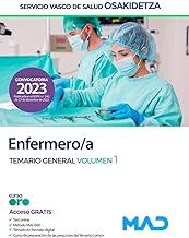 Enfermero/a de Osakidetza-Servicio Vasco de Salud. Temario General volumen 1