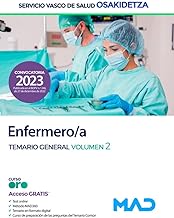 Enfermero/a de Osakidetza-Servicio Vasco de Salud. Temario General volumen 2