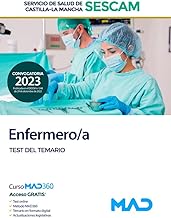 Enfermero/a del Servicio de Salud de Castilla-La Mancha (SESCAM). Test del temario