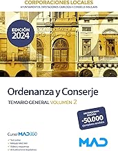 Ordenanza y Conserje de Ayuntamientos, Diputaciones y otras Corporaciones Locales. Temario general volumen 2