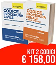 Kit Codici Esame Avvocato 2020: Codice civile-Codice di procedura penale e leggi speciali. Annotato con la giurisprudenza