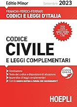 Codice civile e leggi complementari 2023. Editio minor